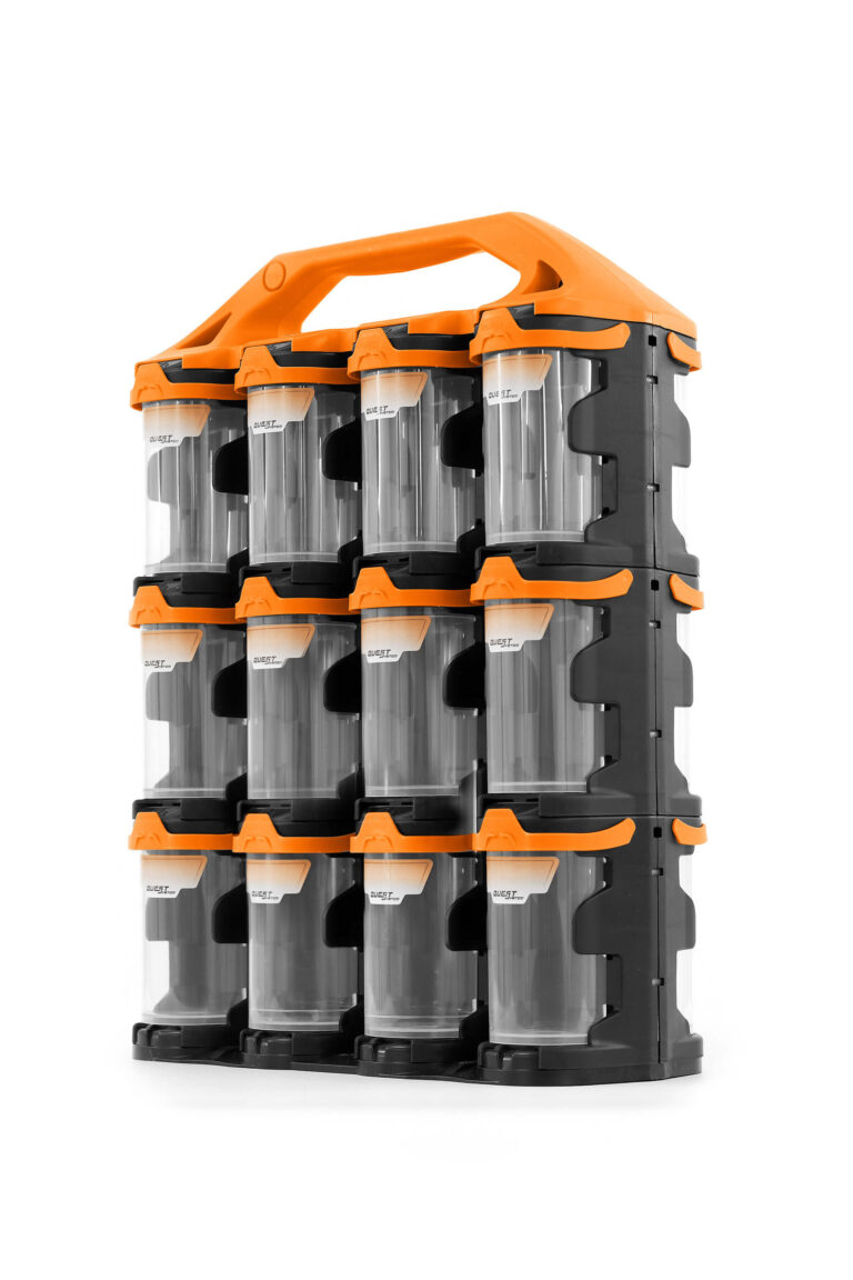 Organizer QuestSystem Q2x24 - Mobilny Magazyn na 24 Pojemniki
