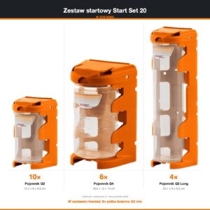 Zestaw startowy Start Set 20 — pojemniki z półkami